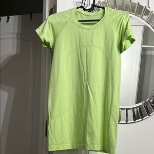 Lime Green Lululemon Short Sleeve T-Shirt